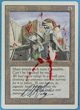 Juggernaut Revised PLD Uncommon Artist Signed Altered CARD (sa4986) ABUGames