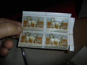 4 alte Vignetten der Messe von Lyon: Hermès und der Löwe: undatiert  - Bild 1 von 2