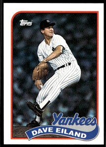 1989 Topps Dave Eiland Rookie New York Yankees #8
