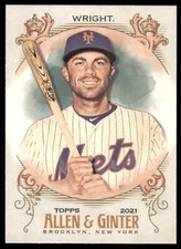 2021 Topps Allen & Ginter Base #34 David Wright - New York Mets