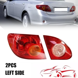 For 2003-2008 04 05 Toyota Corolla Outer+Inner Tail Lights Left Driver Side 2pcs - Picture 1 of 16