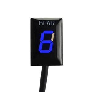 6 Level Gear Indicator Digital Blue For Suzuki Boulevard C50 M50 C90 M90 M109R - Picture 1 of 7