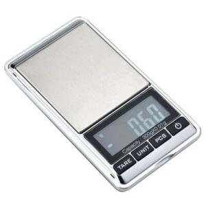 Micro Digital Pocket Scale Silver 500g/0.01 - Foto 1 di 1