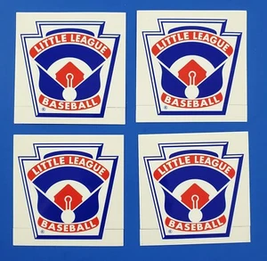 Vintage NOS Little League Baseball Sticker Decal Lot of 4 - Picture 1 of 5