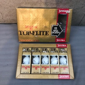 NEW Vintage Spalding Top-Flite 15 Professional Golf Balls 1982 - Picture 1 of 5