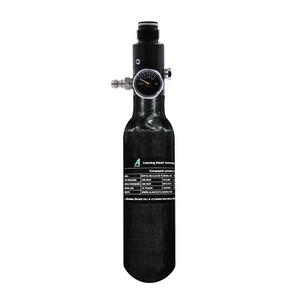 TUXING 4500Psi Pcp 0.22L Carbon Fiber Tank with Valve Output Pressure2200psi-M18 - Picture 1 of 14