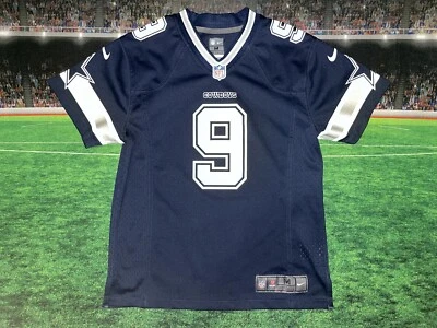 Camiseta deportiva Tony Romo #9 Dallas Cowboys Nike On Field juvenil talla mediana usada Foto 1 de 4