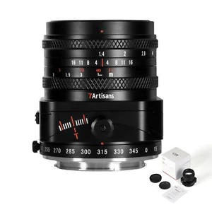 7artisans 50mm F1,4 Tilt-Shift-Objektiv mit APS-C für Fujifilm X-Mount-Kameras - Picture 1 of 12