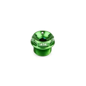 Tappo Olio Alluminio STAGE6 M14x1,5 Verde MALAGUTI 50 F10 JET LINE 2000-2003 - Imagen 1 de 3