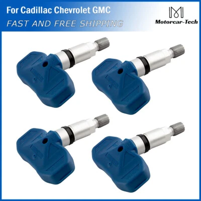 New Set of 4 TPMS Tire Pressure Sensor For GMC 2004 Chevrolet Silverado Tahoe - Image 1 of 4