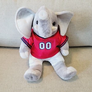 Build A Bear BAB Gray Elephant Plush Stuffed Animal with Jersey and Pants - Picture 1 of 9