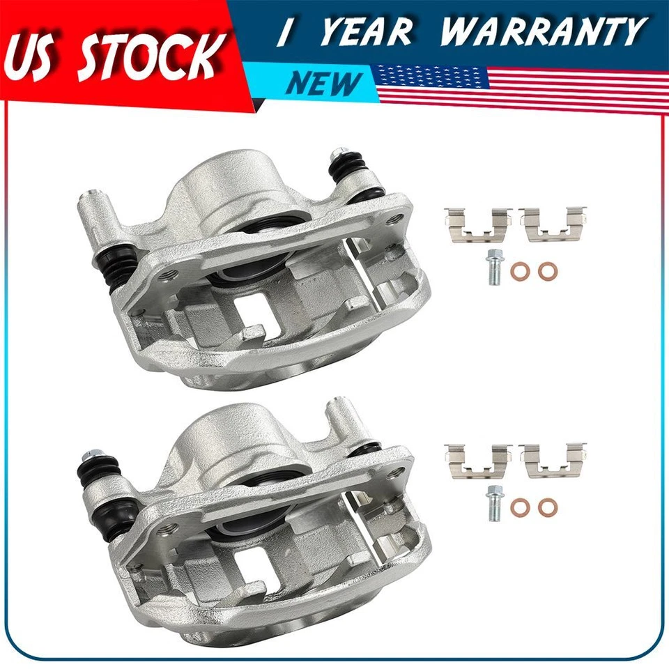 Par de pinzas de freno delanteras con soporte para Hyundai Scoupe 1993 1994 1995 Foto 1 de 1