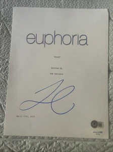 Jacob Elordi Signed Euphoria Script BAS COA Beckett BH084563 - Picture 1 of 3