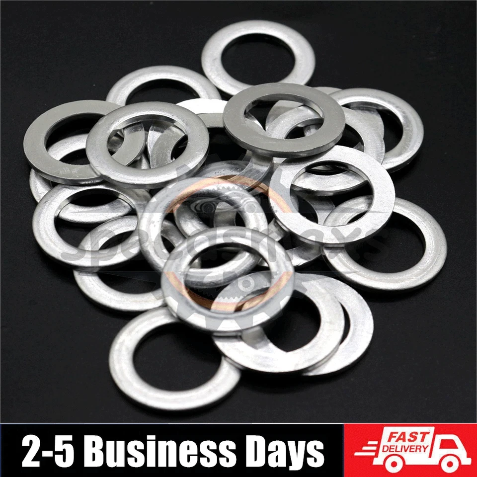 20X Engine Oil Drain Plug Crush Washer Gasket For Honda Accord Civic 9410914000 - Image 1 of 2