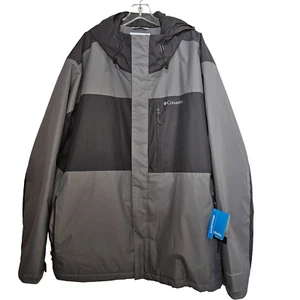 NWT COLUMBIA BIG MENS 4X Tipton Peak III Omni Heat Insulated Jacket City Grey - Picture 1 of 18