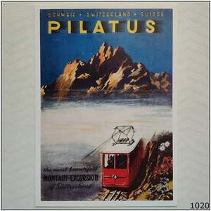 Pilatus Switzerland Postcard (P1020) - Picture 1 of 2