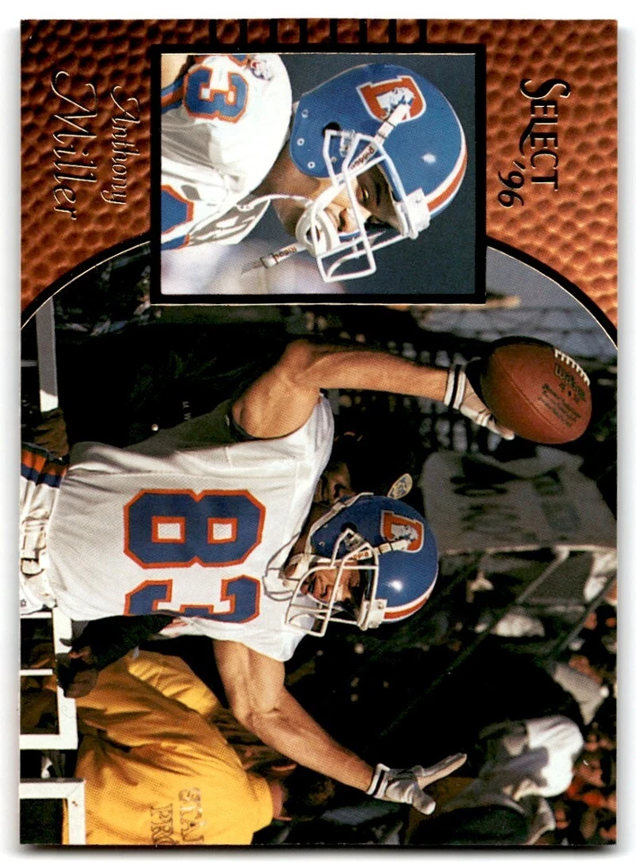 1996 Select Anthony Miller Denver Broncos #10 - Image 1 of 2
