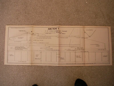 Aeromodeller Plans of the Korda 25 and Arctos 1 vintage duration & beginners gli - Image 1 of 2
