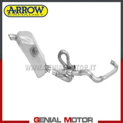 Full Exhaust Arrow Terminal Full Titanium Aprilia Sxv 550 2007 > 2014 - Image 1 of 2