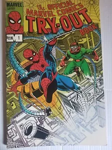 1983 MARVEL COMICS TRY OUT #1 LIBRO FORMATO GIGANTE - Foto 1 di 5