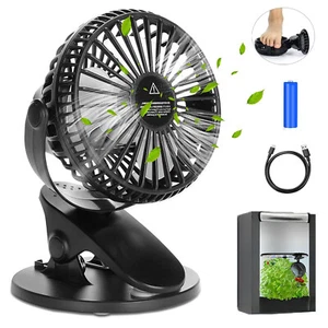 360° Drehung 3-Stufen Grow Ventilator Flexibler Schwenkbar für Zelt Grow Box Fan - Bild 1 von 13
