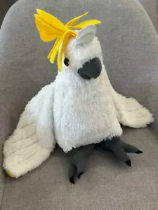 Wild Republic Cuddlekins Cockatoo 12" White Yellow Plush Stuffed Bird Realistic - Picture 1 of 9