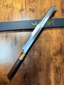 Morimoto Koichi Sakimaru Yanagiba 305mm Japanese Knife Blue Steel - Left Handed - Picture 1 of 8