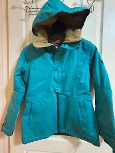 686 Infidry Womens Blue Torquoise Infidry Snowboard Hooded Jacket Size Small - Picture 1 of 7