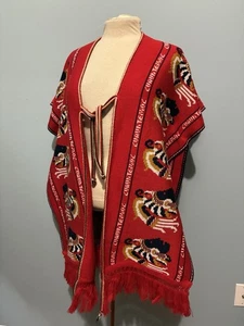 Chaqueta poncho suéter vintage años 70 - Imagen 1 de 5