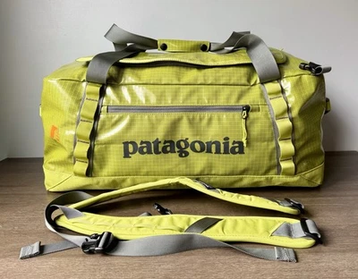 Patagonia Black Hole Duffel 60L Bag 49340 Green Waterproof Travel Bag Used - Image 1 of 4