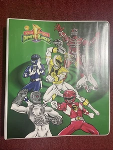 Vintage 1995 Mighty Morphin Power Rangers 3-Ring Binder Saban - Picture 1 of 3