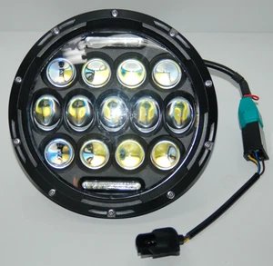 Faro LED 7" - Luz de circulación diurna DLR, haz alto/bajo - Jeep/motocicleta - Imagen 1 de 6