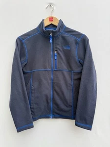 North Face Kids Fleece Full Zip Jacket Navy Blue Boys Size Large 14/16 Youth - Picture 1 of 14