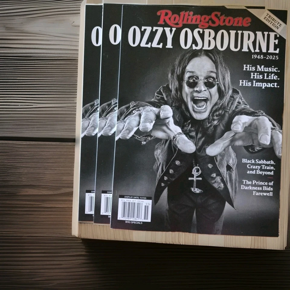 Rolling Stone Magazine Ozzy Osbourne Tribute Edition  - Image 1 of 1
