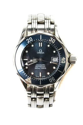 Reloj de pulsera Omega Seamaster para mujer de acero inoxidable 300M gris tamaño 25 mm Foto 1 de 4