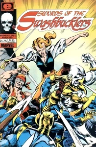 Swords of the Swashbucklers #12; 1985, Epic/Marvel; fantasy; pirata; VF - Foto 1 di 1