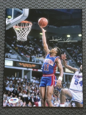 Isiah Thomas Signed Autograph 8x10 Photo Pistons PSA DNA - Image 1 of 3