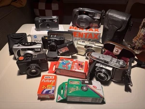 Kamera Konvolut Sammlung Point & Shoot Mju, Optima, Pentax, Minox, Minolta TOP - Bild 1 von 6