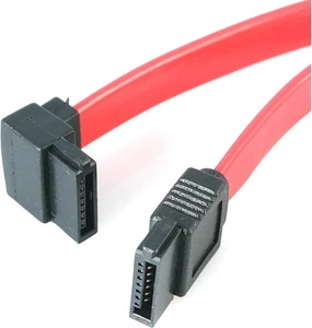 Cable de datos HDD SATA 2.0 acodado 45 cm Rojo A-16 - Foto 1 di 1