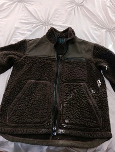 Filson Sprague Sherpa Fleece Jacket - M- NEW - 20232890 Root Dark Brown Wool CC - Picture 1 of 15