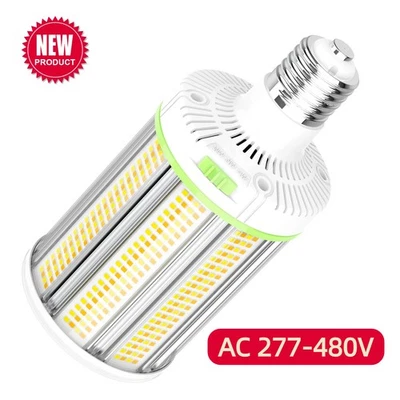 480V ED Corn Cob Light Bulb CCT 4500K-5700K for Commercial Warehouse Parking Lot - Image 1 of 4