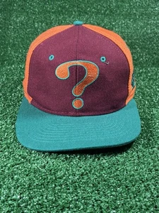 NWOT Vintage Signatures 90s Street Noyz Question Mark Multicolor Snapback Hat - Picture 1 of 8