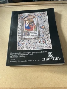 Christie’s Catalogue London 1992 Illuminated Manuscripts Autograph Letters Etc - Bild 1 von 10