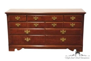 THOMASVILLE IMPRESSIONS Winston Court Solid Cherry Traditional Style 62" Doub... - Picture 1 of 10