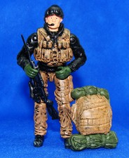 1:18 BBI Elite Force U.S Army Special Forces Night Ops Sniper Soldier Figure 4"