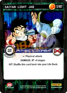 DBZ Dragon Ball Z TCG Panini Evolution S167 Saiyan Light Jab Foil - Bild 1 von 1