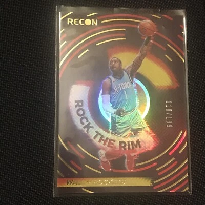 2021 Recon John Wall Rock To The Rim Holo Insert 110/199 Houston Rockets - Image 1 of 4