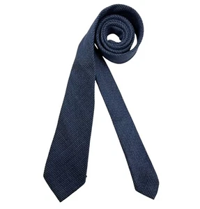 MASSIMO DUTTI XL Blue Striped Silk Blend LUXURY Tie ITALY - Picture 1 of 5