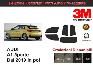 pellicola oscurante vetri pre tagliata audi a1 5p sportback 2019 kit compl - Imagen 1 de 1