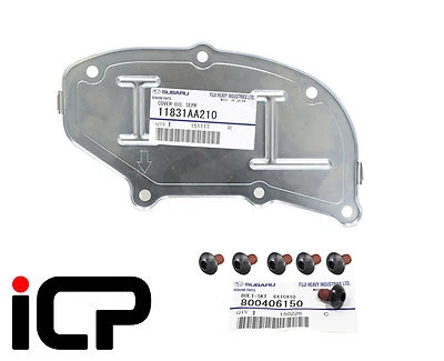 Oil Separator Back Cover Plate & Bolts 11831AA210 Fits Impreza Forester Legacy - Image 1 of 4